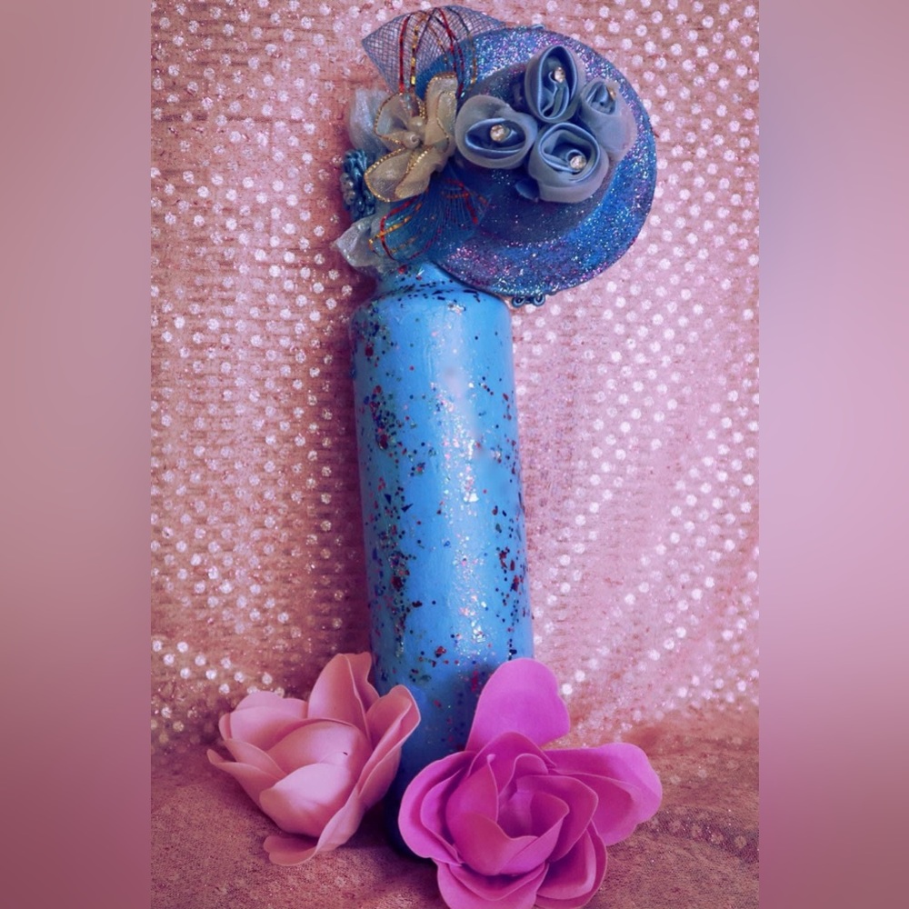Hand Crafted Divine Love Hat Gypsy Bottle&Jar Set Vintage Vibes - Picture 4 of 7